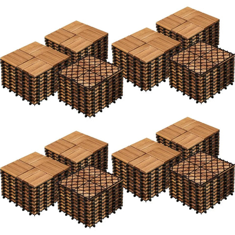 Hardwood Interlocking Patio