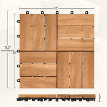 Hardwood Interlocking Patio