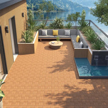 Hardwood Interlocking Patio
